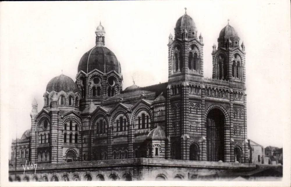 A Catedral — Marselha — ed. La Douce France, n°13 - Frente