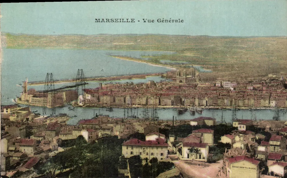 Marselha - Vista Geral — editor desconhecido, número de série não visível - Frente