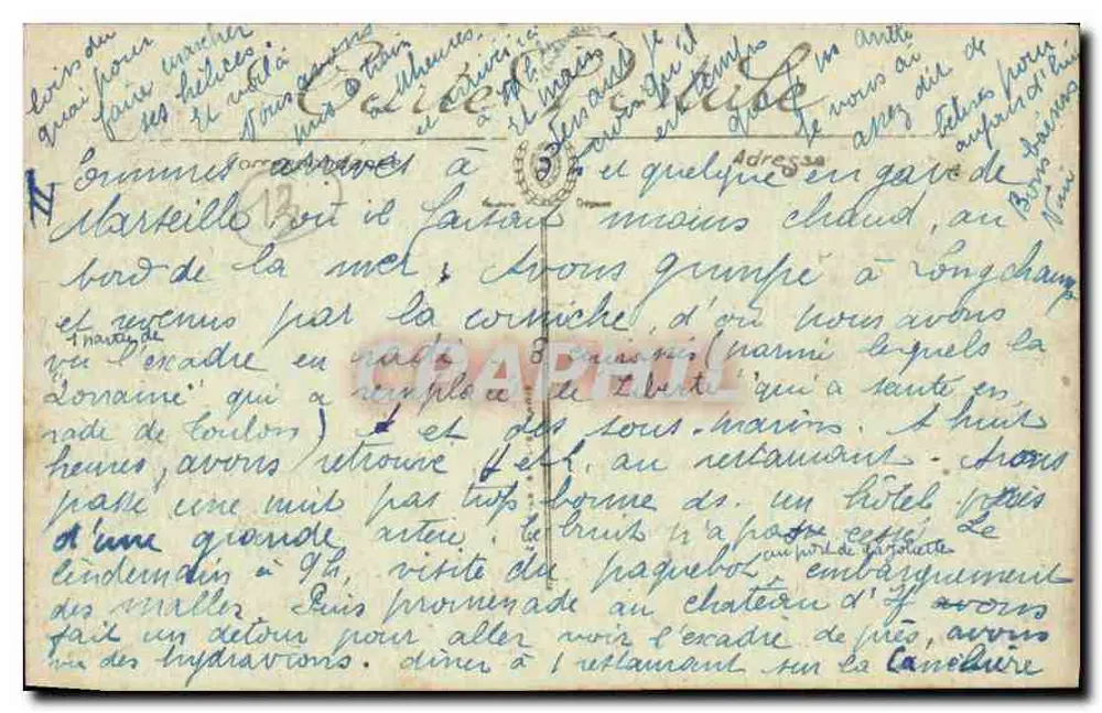 MARSEILLE — Effet de Vague du Prado — LL. SELCOVA - Achterkant