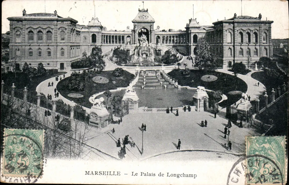 MARSEILLE — O Palácio de Longchamp — editor CHAOS - Frente