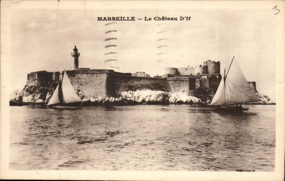 Marseille — O Castelo de If — KB Bonnet, n°5 - Frente