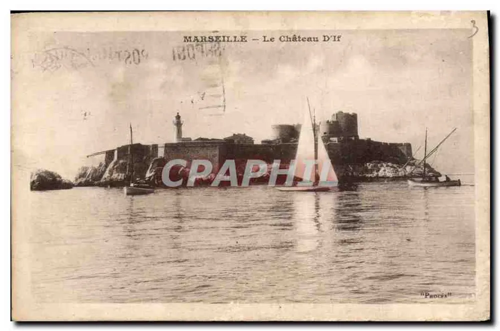 Marseille — O Castelo de If — Editor 'Procès' - Frente