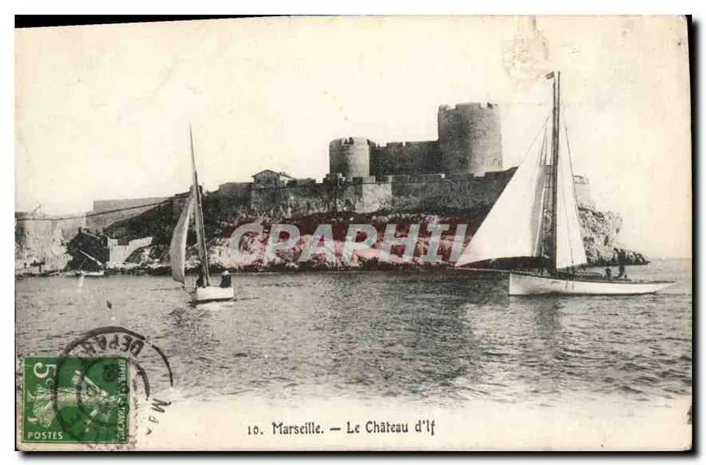 Marseille — O Castelo de If — Graphi - Frente