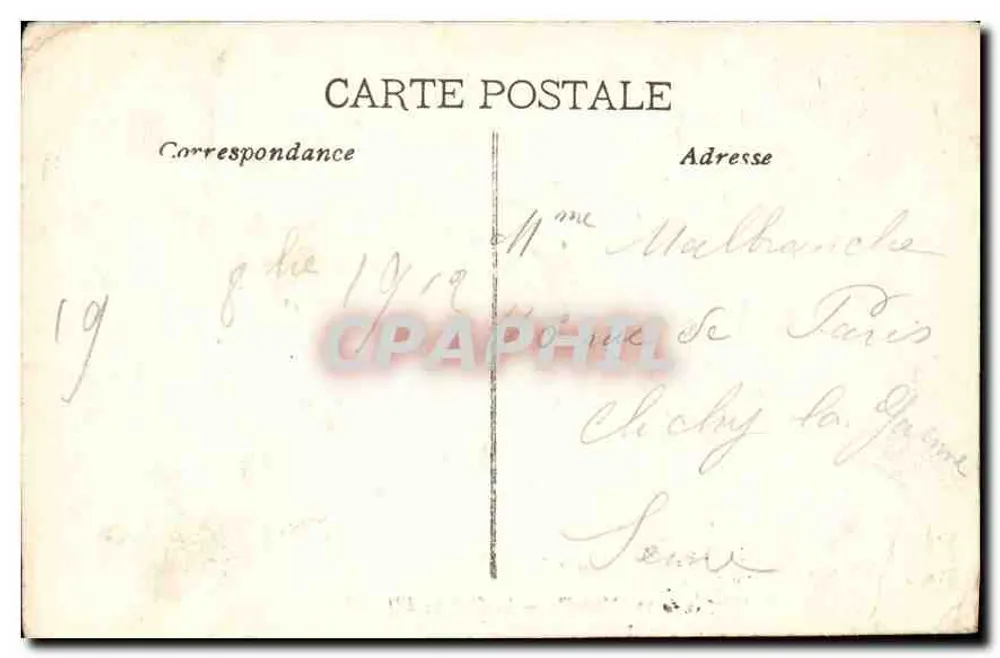Marseille — O Castelo de If — Graphi - Verso