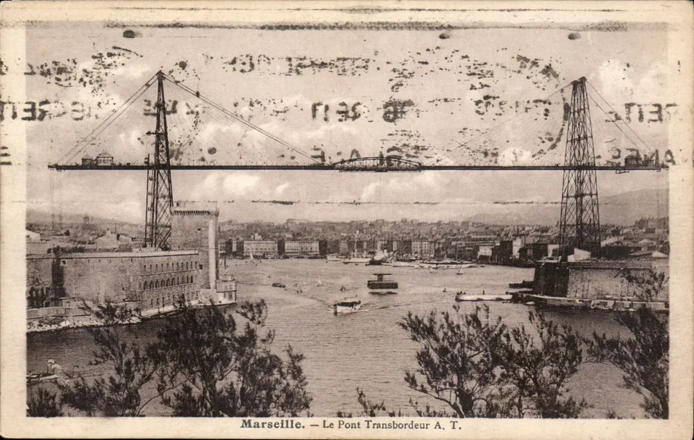 Marseille — O Ponte Transbordeur A.T. - Frente