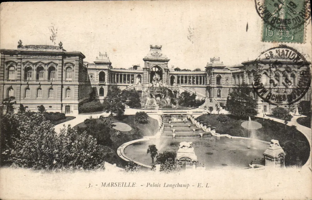 Marselha - Palácio Longchamp - E. L. - Frente