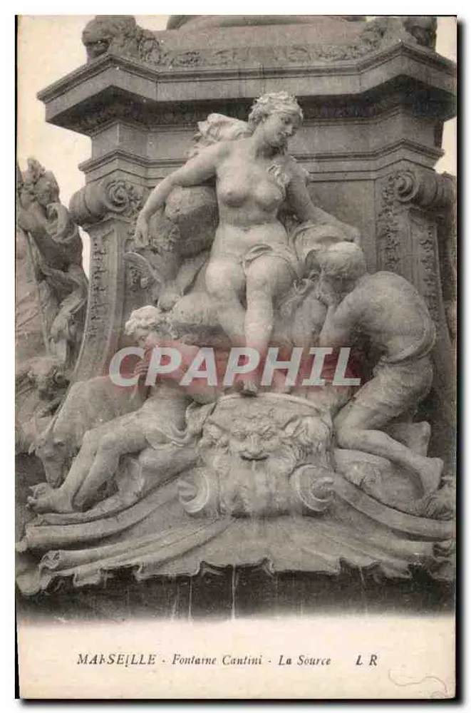 Marseille - Fontaine Cantini - A Fonte - L R - Frente