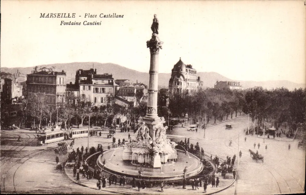 Marseille - Place Castellane - Fontaine Cantini - Vorderseite