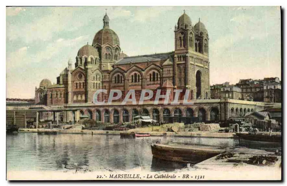 Marseille - A Catedral - BR - 1521 - Frente