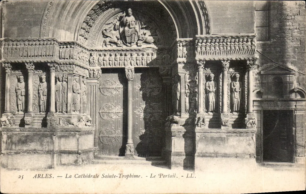 Arles — Kathedrale Saint Trophime — Der Portal — LL. — N°25 - Vorderseite