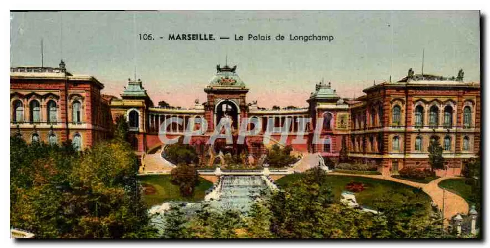 Marselha — O Palácio de Longchamp — n° 106 - Frente