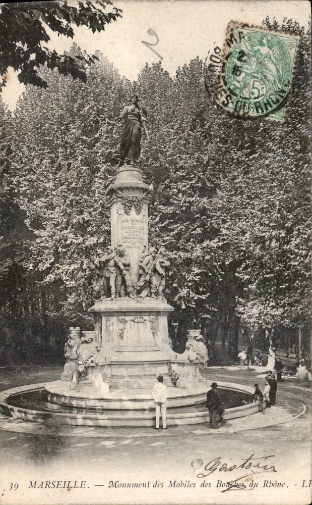 Marseille — Denkmal der Mobiles der Bouches du Rhône — Gastorius, n°39 - Vorderseite