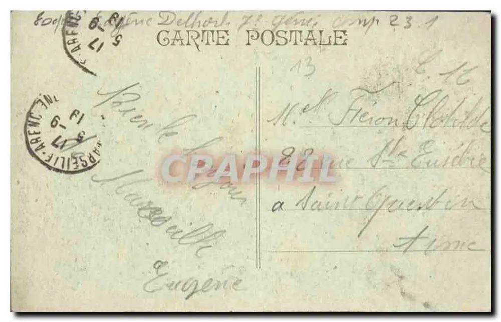 Marselha - A Bolsa — editor desconhecido, n° 14 - Verso