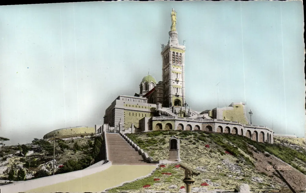 Basilika Notre-Dame-de-la-Garde — Marseille — Verlag La Cigogne n°13.055.09 - Vorderseite