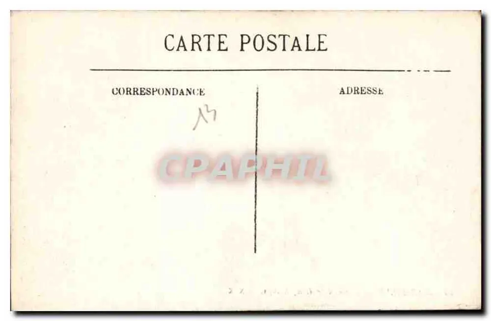 Marselha — Castelo de Longchamps — X X - Verso