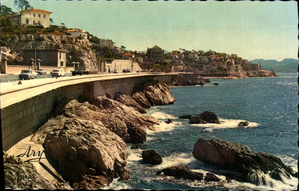 Ansicht der Corniche in Cannes — ARYchromo-Ausgabe, Nr. 13 - Vorderseite