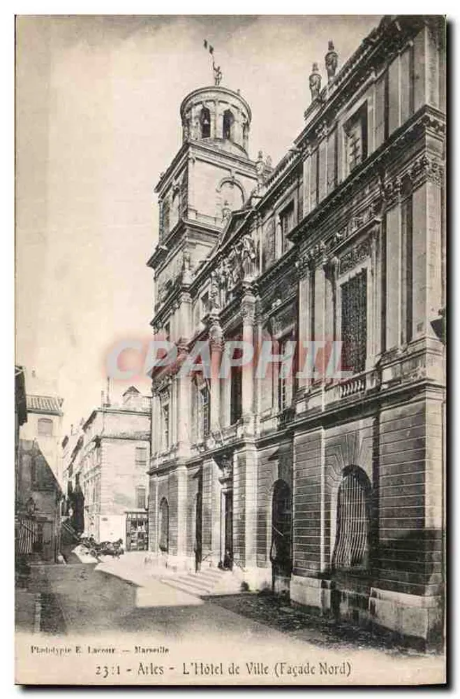 Arles - Das Rathaus (Nordfassade) — Phototypie E. Lacour — n°231 - Vorderseite