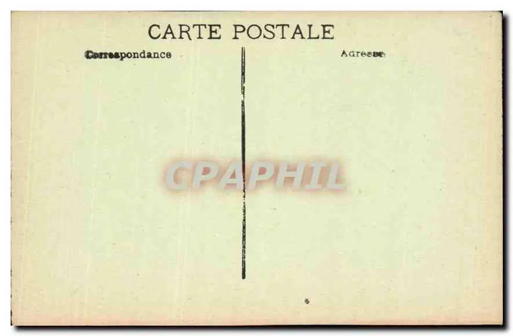 Marselha — Fonte Cantini — editor não identificado, n° de série 60 - Verso