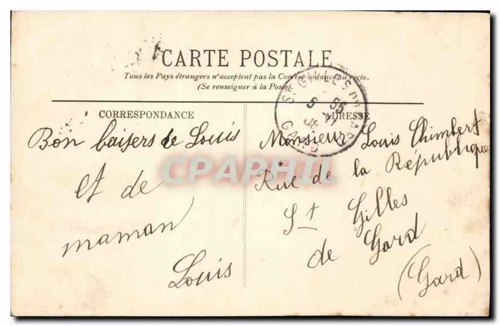 Marseille — Oben an den Aufzügen und Notre-Dame de la Garde — LL. Nr. 216 - Rückseite