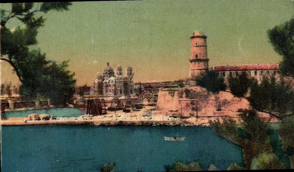 Marseille — Fort Saint-Jean und Kathedrale — Verlag A. Tardy, Nr. 26 - Vorderseite
