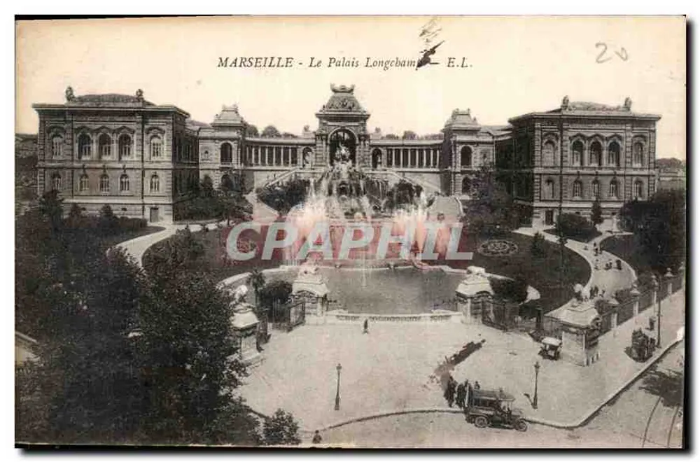 Marselha - O Palácio Longchamp - E.L. - Frente