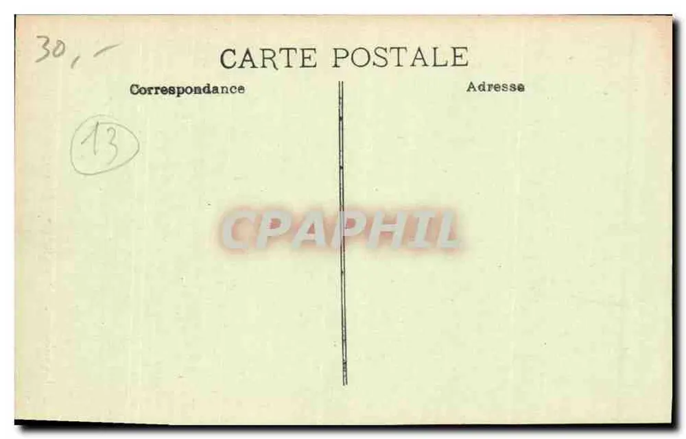 Marseille — Reformierte Kirche & Denkmal der Mobiles - Rückseite