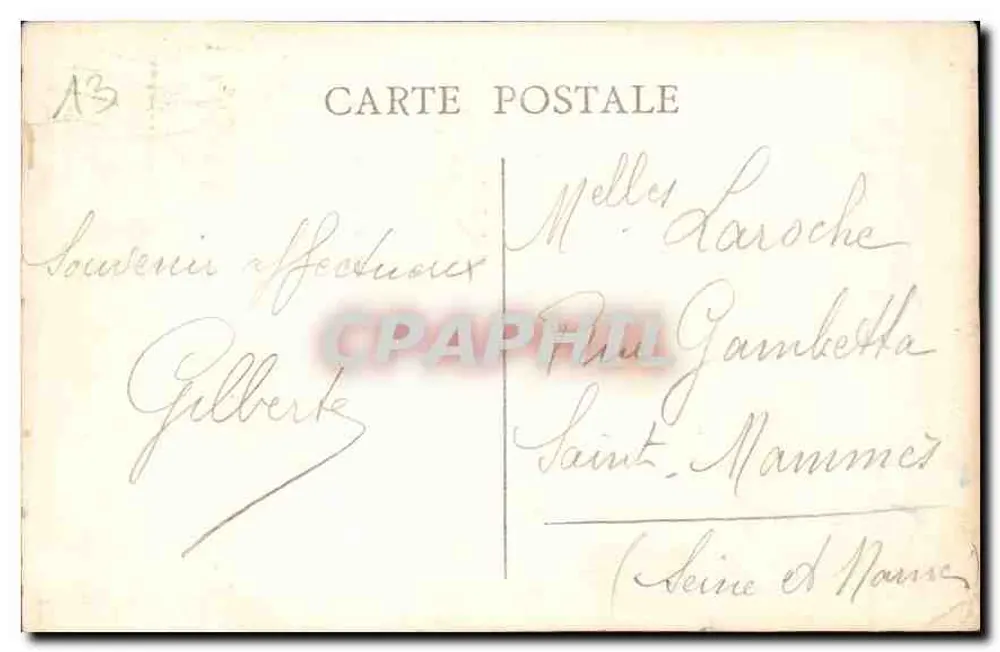 Marselha — Farol da Désirade — Editor não visível, número de série ilegível - Verso