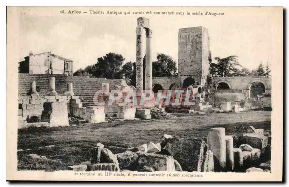Arles — Antikes Theater — J. Gallet, Arles - Vorderseite