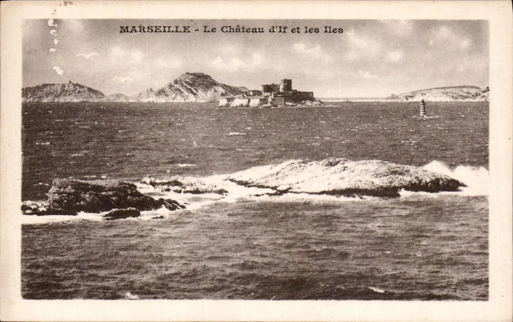 MARSEILLE - O Castelo de If e as Ilhas — editor não identificado, número de série não visível - Frente