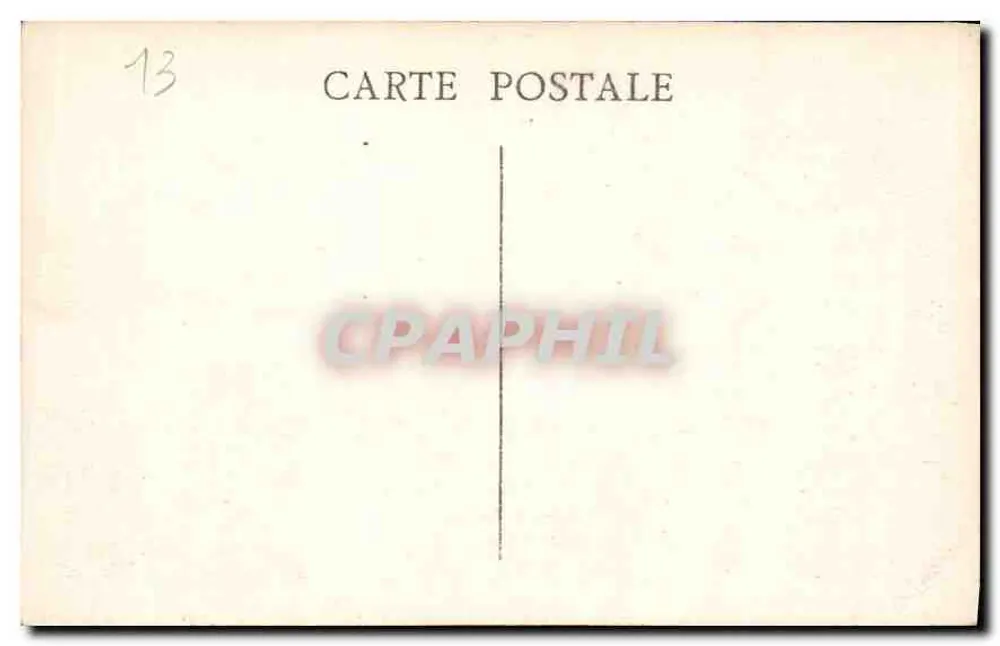 MARSEILLE - O Castelo de If e as Ilhas — editor não identificado, número de série não visível - Verso