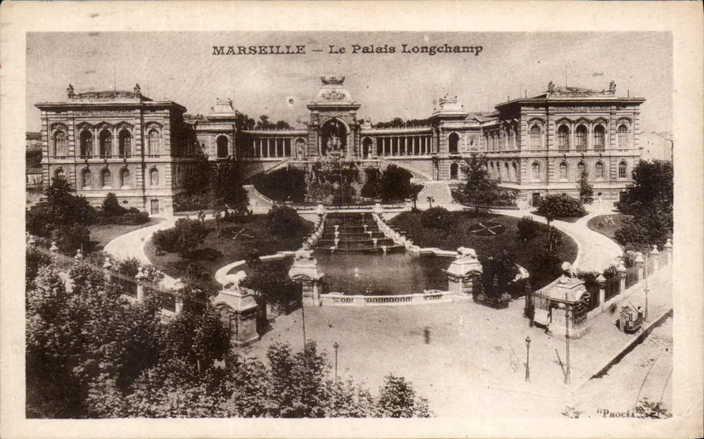 Marselha — O Palácio Longchamp — Procel - Frente