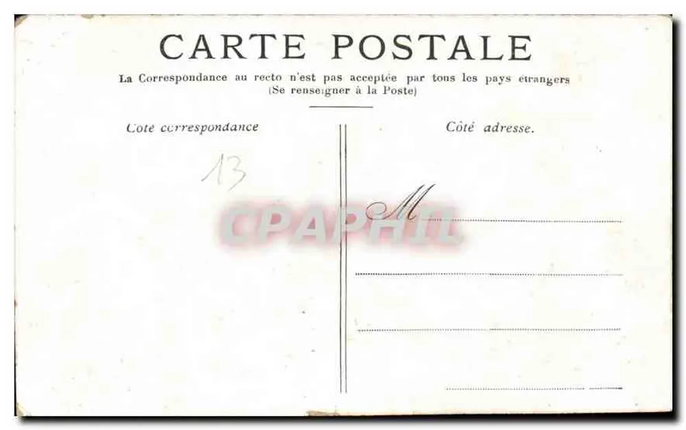 Marseille — Der Aufzug und Notre-Dame-de-la-Garde — unbekannter Verlag, Seriennummer nicht sichtbar - Rückseite