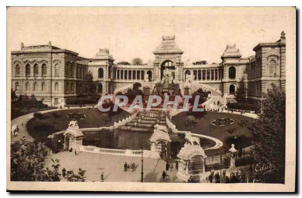 O Palácio de Longchamps — Marselha — Édug - Frente