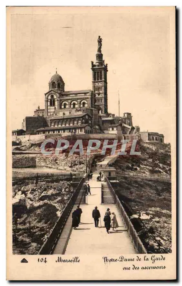 Marseille — Notre-Dame de la Garde — Serie 104, Verlag Ch des Arts - Vorderseite