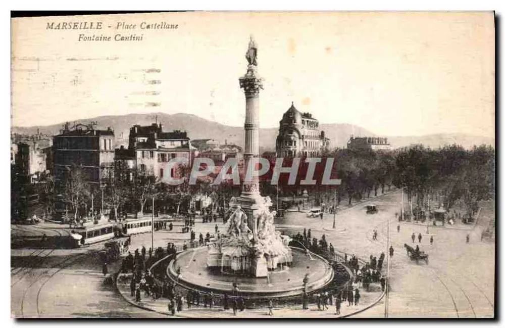 Marseille - Place Castellane - Fontaine Cantini - Vorderseite