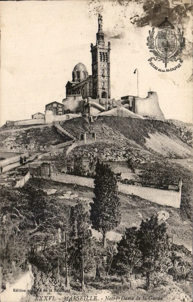 Marselha - Nossa Senhora da Guarda — Edição especial da Basílica, n° XXXXVI - Frente