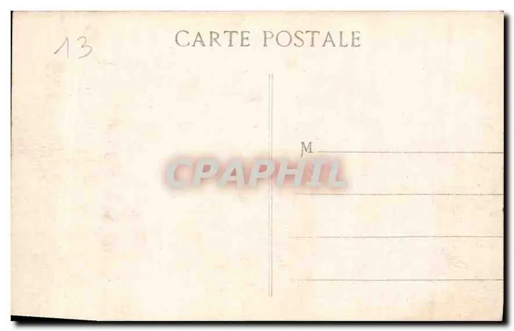 Marseille — Vista Panorâmica — Editor não identificado, número de série não visível - Verso