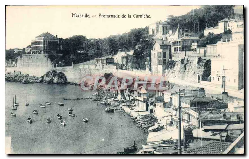Marselha — Promenade de la Corniche — editor não identificado - Frente