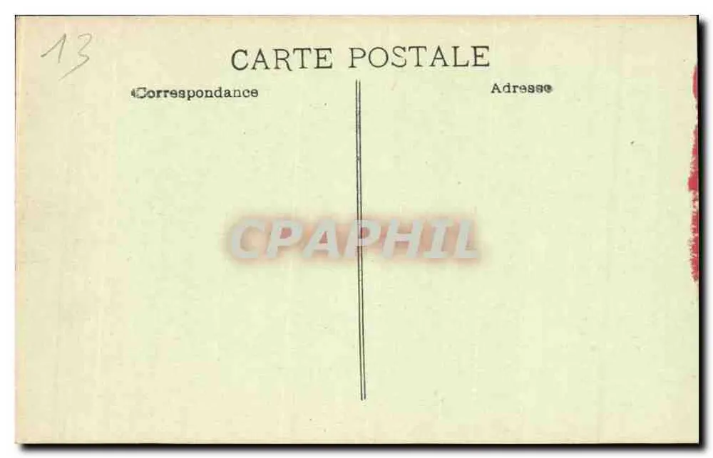 Marselha — Promenade de la Corniche — editor não identificado - Verso