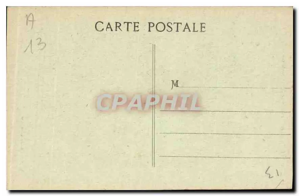 Marsella - Recuerdo de Nuestra Señora de la Guardia — Edición Sheerale de la Historique - Reverso