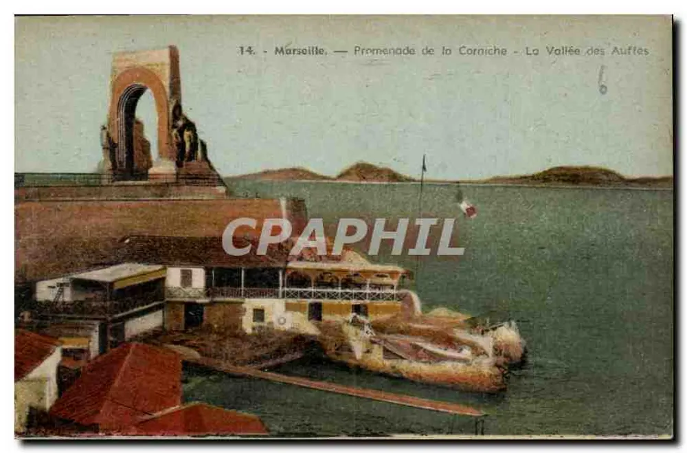 Marseille — Promenade de la Corniche — La Vallée des Auffes - Vorderseite