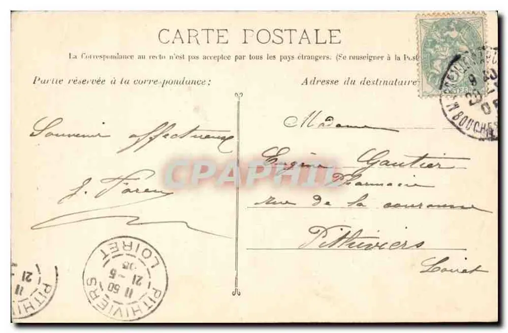 Marseille - A Virgem da Guarda — Guénaëe fot. Marseille, n° 519 - Verso