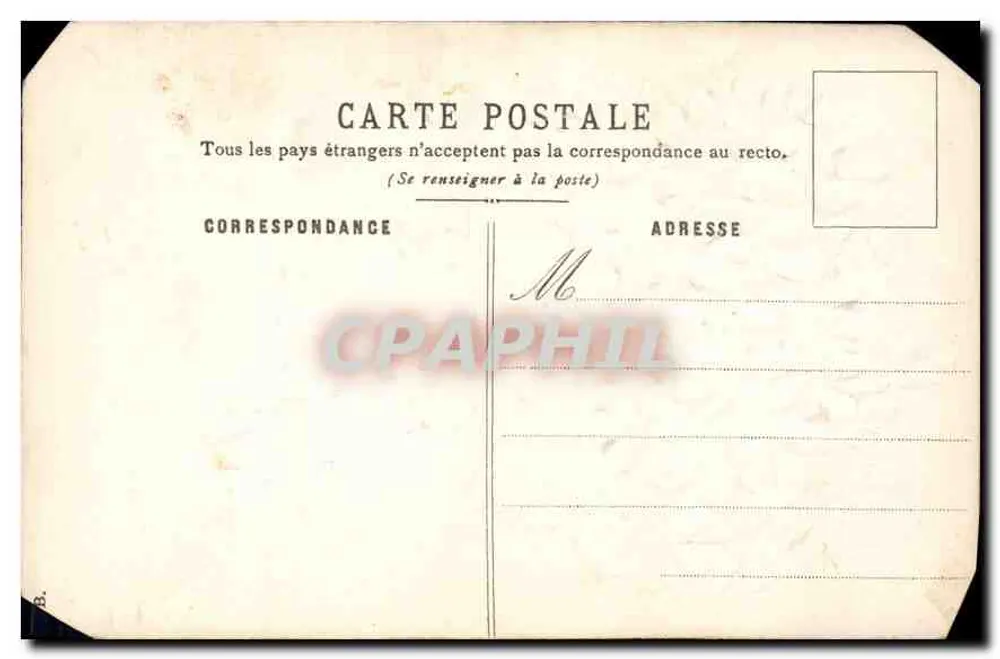 Bouquet de violettes — Petit Souvenir d'une Grande Amitié — Carte postale - Reverso