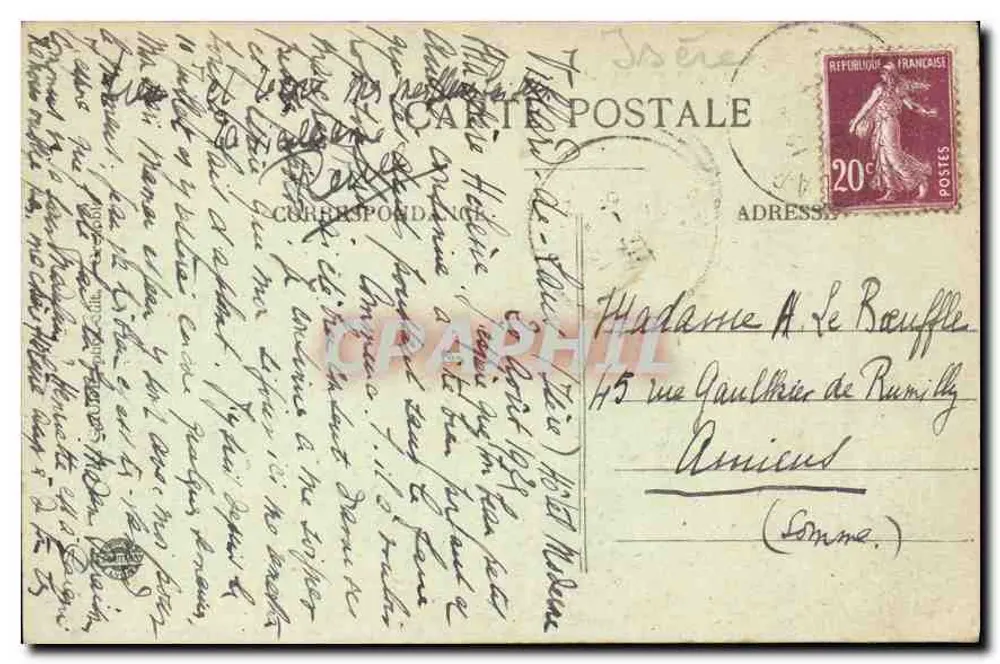 Dauphiné — Route de Grenoble au Villars-de-Lans — Les Gorges d'Engins — n°723 - Rückseite