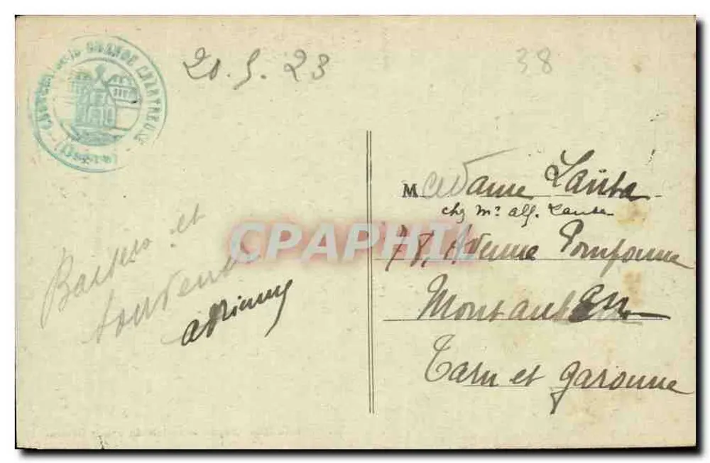 Grande Chartreuse — Celula do Prior Geral — G.I. A. V. n°23 - Verso