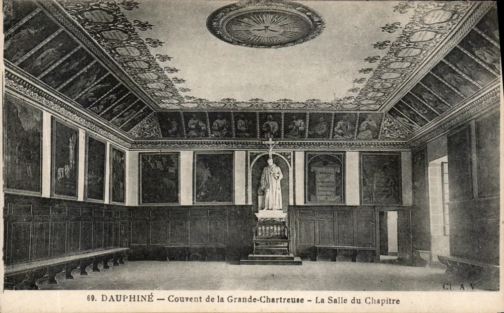 Dauphiné — Konvent der Grande-Chartreuse — Die Kapitelhalle — CI.A.V. n°69 - Vorderseite