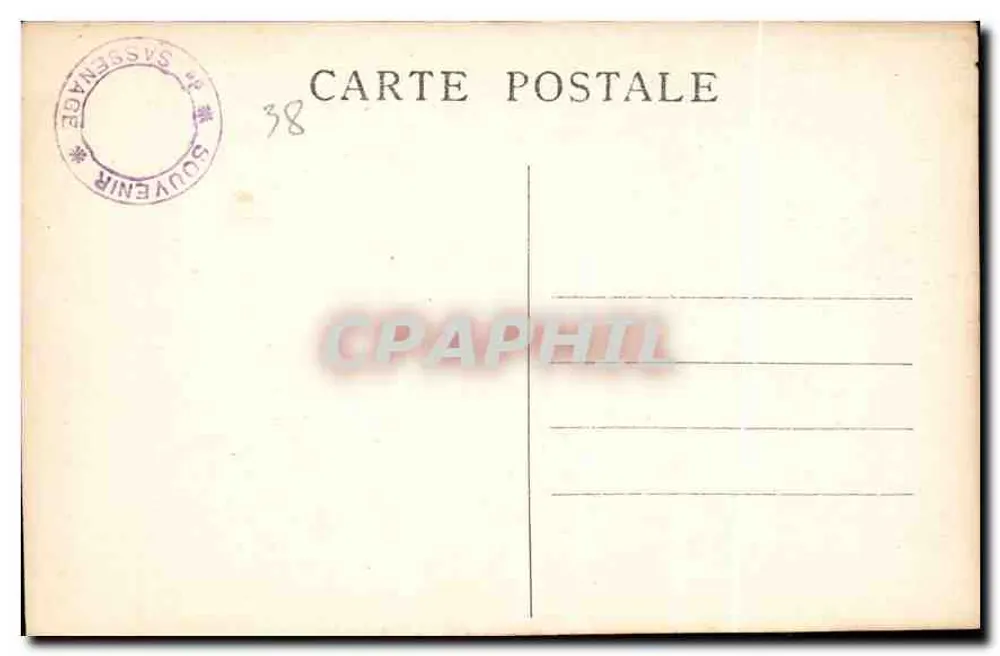 Dauphiné - Sassenage - Le Germe bei seiner Ausmündung aus den Höhlen - Rückseite