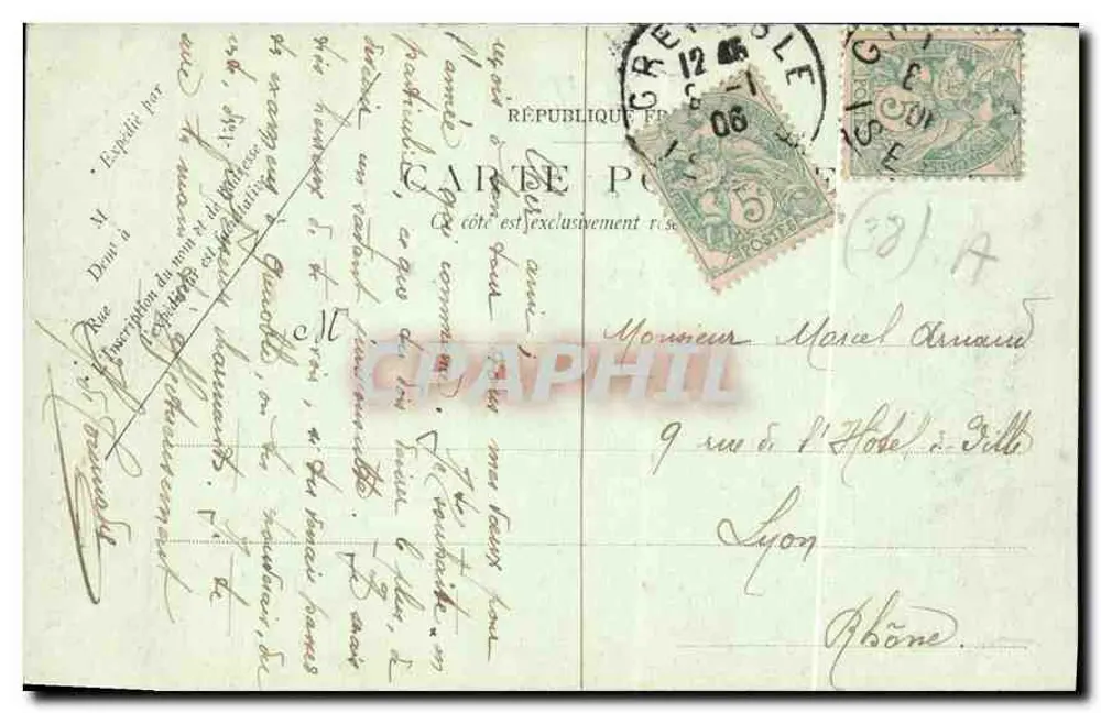 Grenoble — A Capela dos Delfins — LL. 54 - Verso