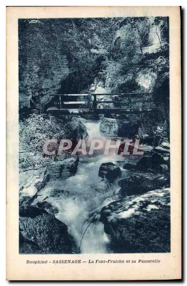 Dauphiné - Sassenage — La Font-Fraiche und ihre Brücke - Vorderseite