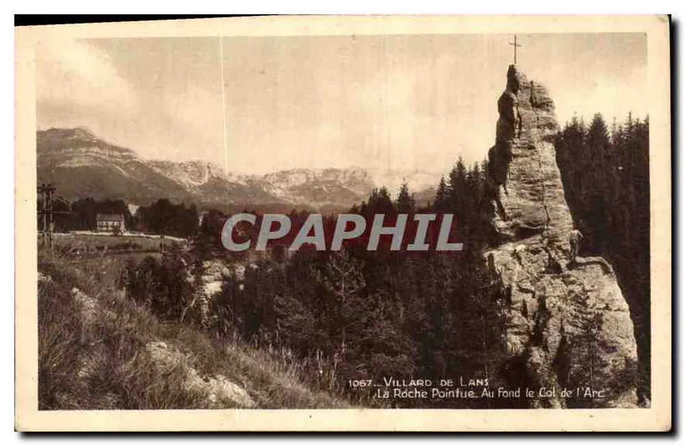 Spitzfelsen - Im Hintergrund der Arc-Pass — Villard-de-Lans - Vorderseite